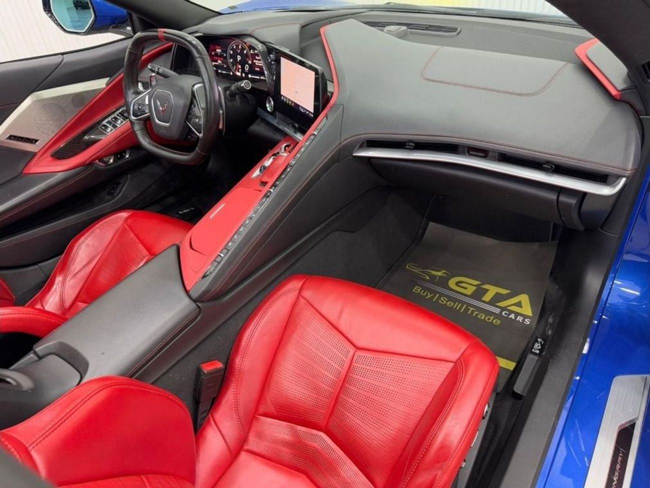 Chevrolet Corvette 3LT 6.2L (495 HP) Coupe 2021 Chevrolet Corvette 3LT, 1 Year Warranty, Full Service History, GCC