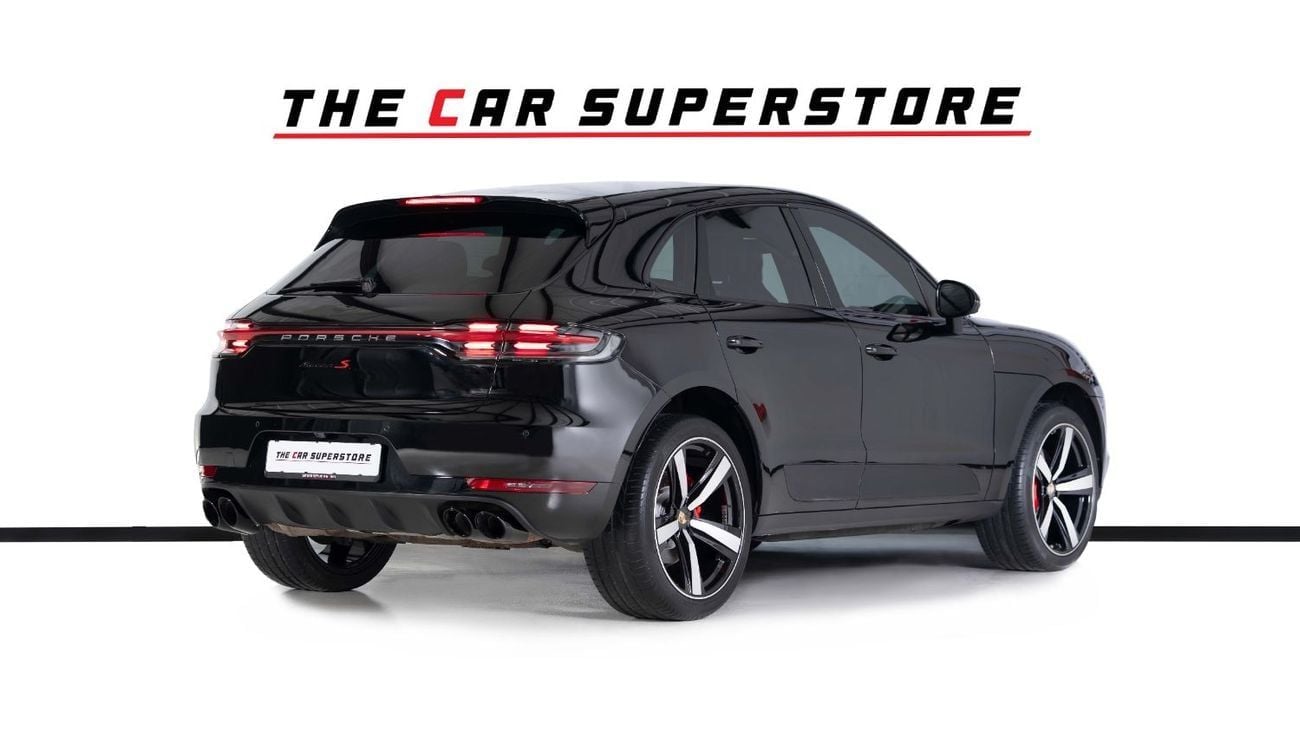 Porsche Macan S 3.0L (340 HP) Black On Black-21 Inch Rims-Red Brake Calipers-Low Mileage