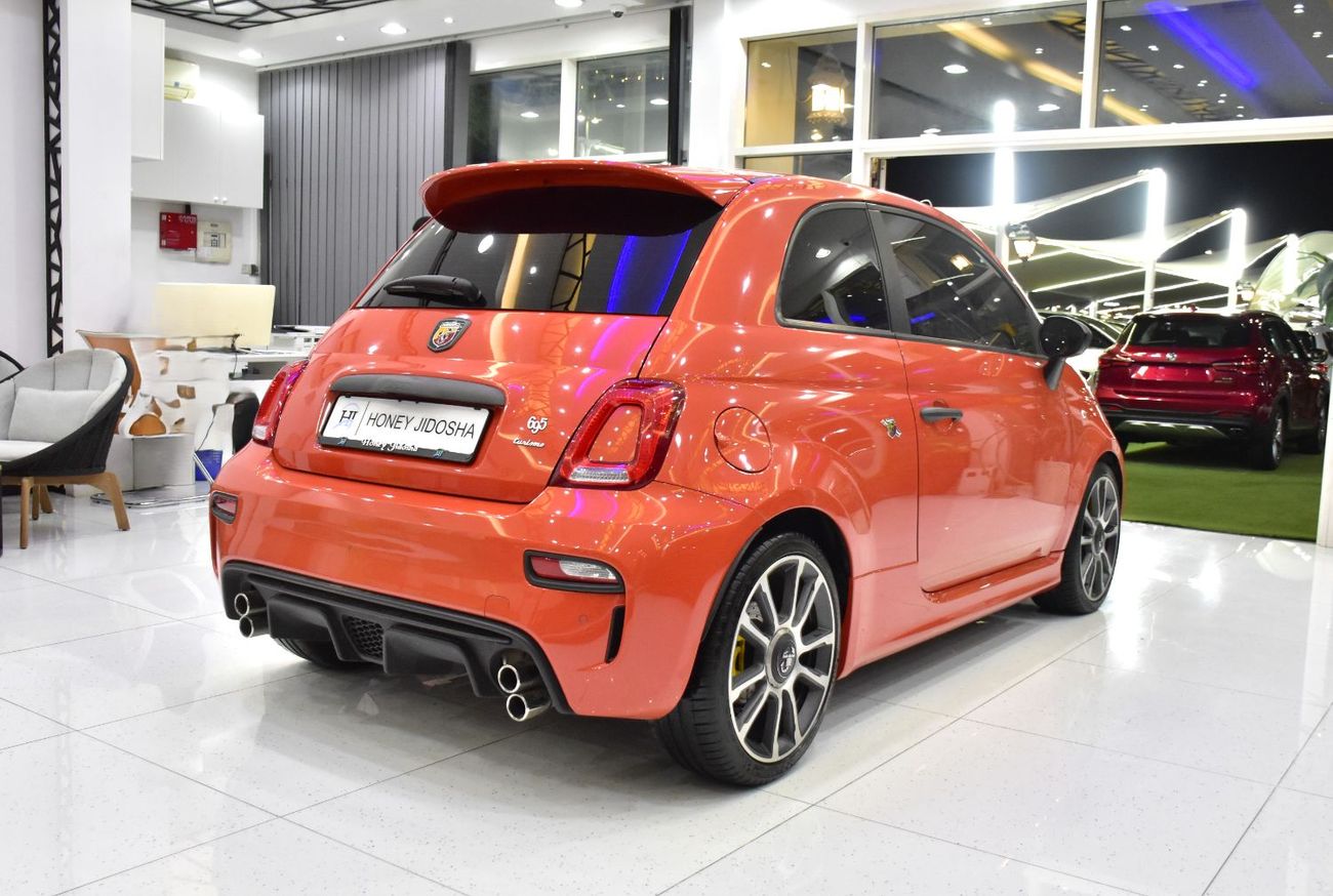 Abarth 695 EXCELLENT DEAL for our Abarth 695 Turismo ( 2023 Model ) in Orange Color GCC Specs