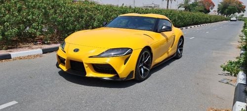 Toyota Supra SUPRA 2020 GR V6 3.0L TURBOCHAGERED GCC SERVICE+ WARRANTY AL FUTTAIM, TOP OPTION ORGINAL PAINT 100%