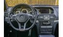 Mercedes-Benz E200 Coupe AMG | 1,547 P.M | 0% Downpayment | Full Option | Amazing Condition