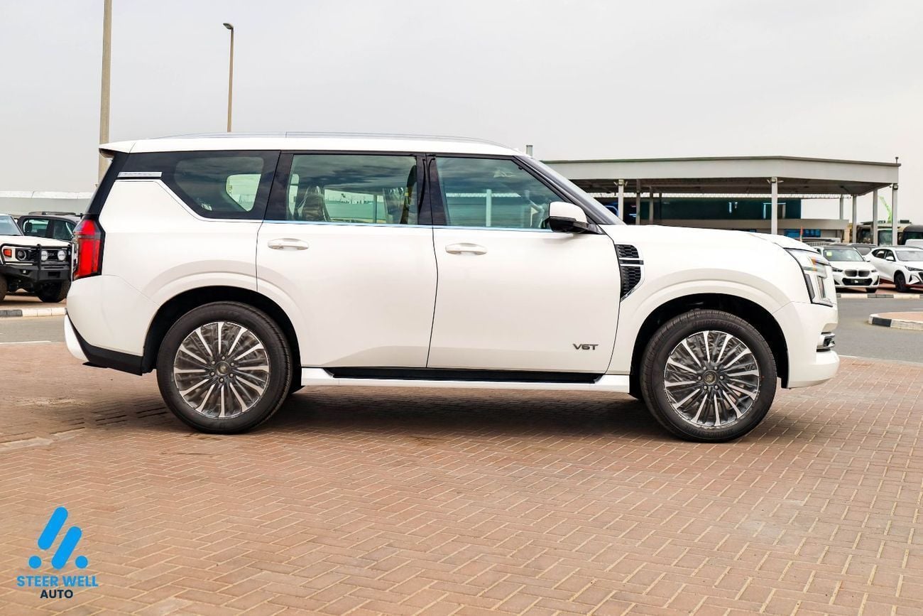 Nissan Patrol LE PLATINUM CITY 2026 | GCC | 3.5L T-T V6 | AWD | 9AT | Tan Interior | Height Control | Export Only