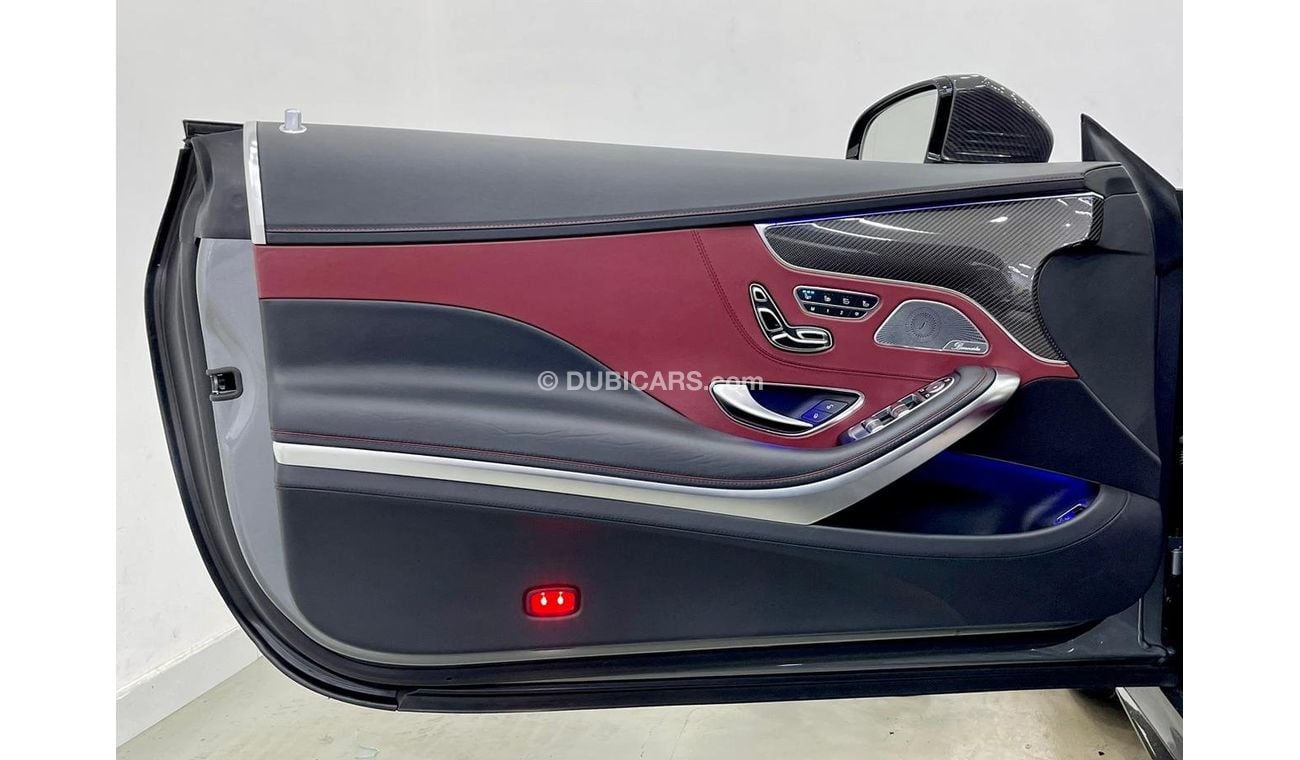 Mercedes-Benz S 63 AMG Coupe 2018 Mercedes S63 Coupe AMG FULL OPTION, Full Service History, Warranty, GCC