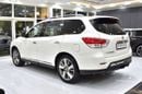 Nissan Pathfinder EXCELLENT DEAL for our Nissan Pathfinder SV 4WD ( 2015 Model ) in White Color GCC Specs