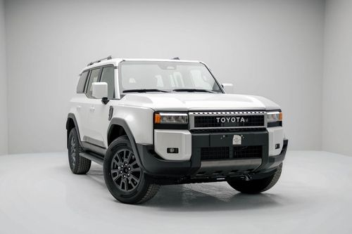 Toyota Prado ADH 2.4L - Platinum White Inside Black | Export Only