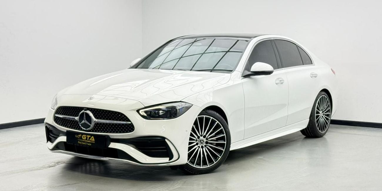 مرسيدس بنز C 200 كوبيه 2024 Mercedes Benz C200 Premium+, 2028 MB Warranty, 2027 MB Service Pack, Excellent Condition, GCC