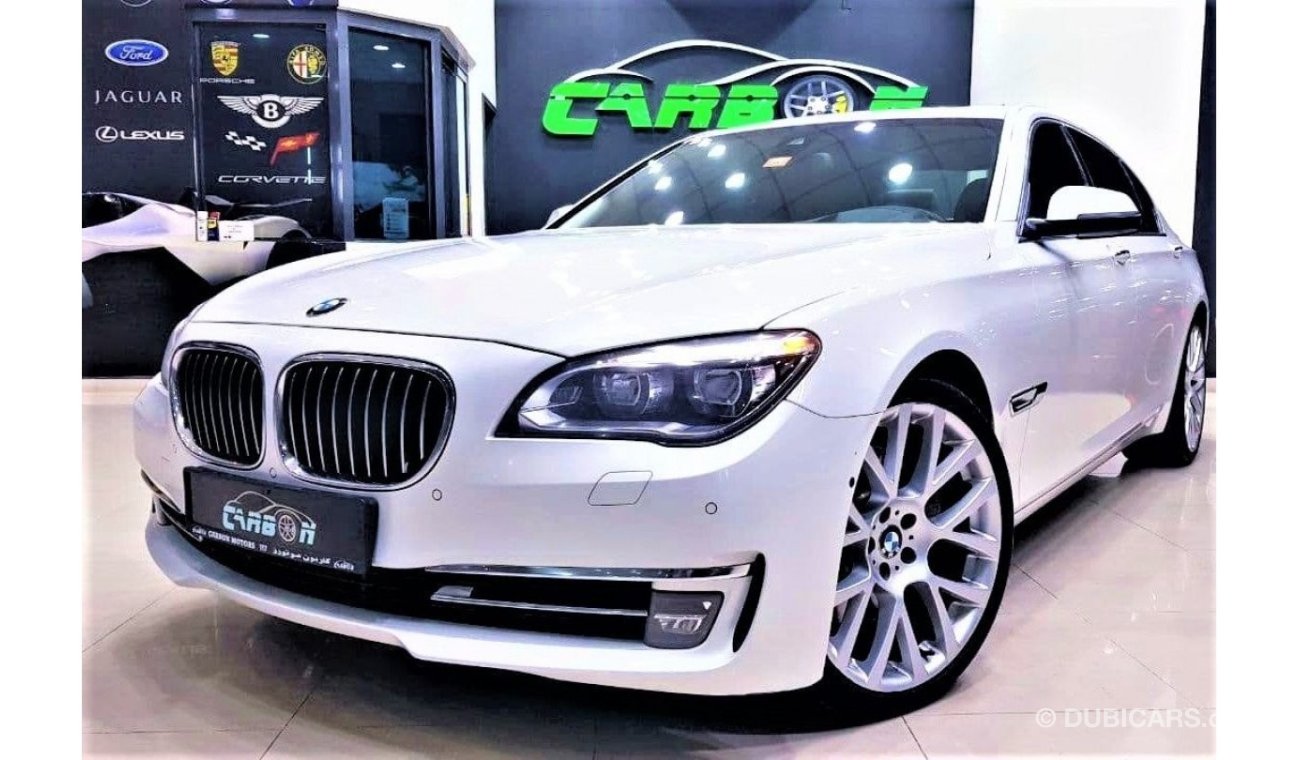 بي أم دبليو 750 BMW 750LI V8 4.4L 2013 MODEL GCC CAR IN VERY GOOD CONDITION