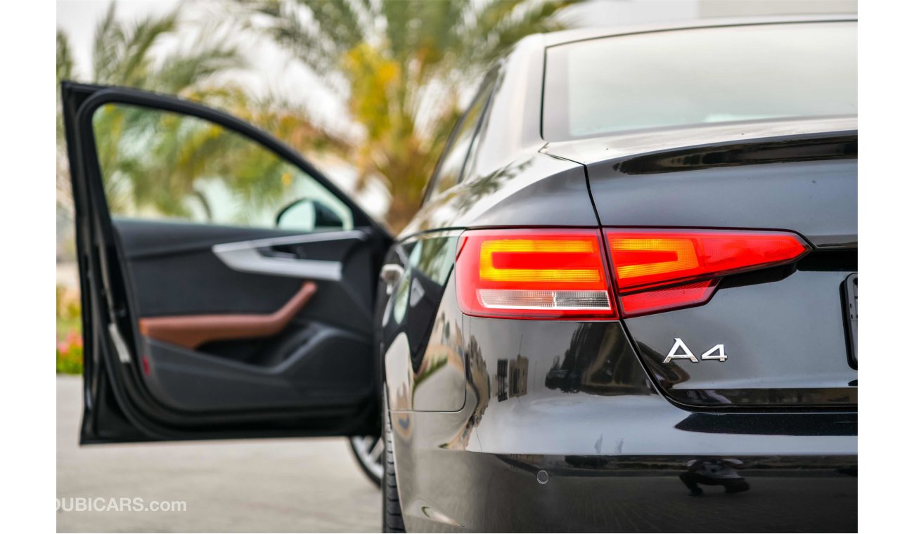 Audi A4 30TFSI NEW shape amazing under warranty - GCC - AED 1,645 Per Month