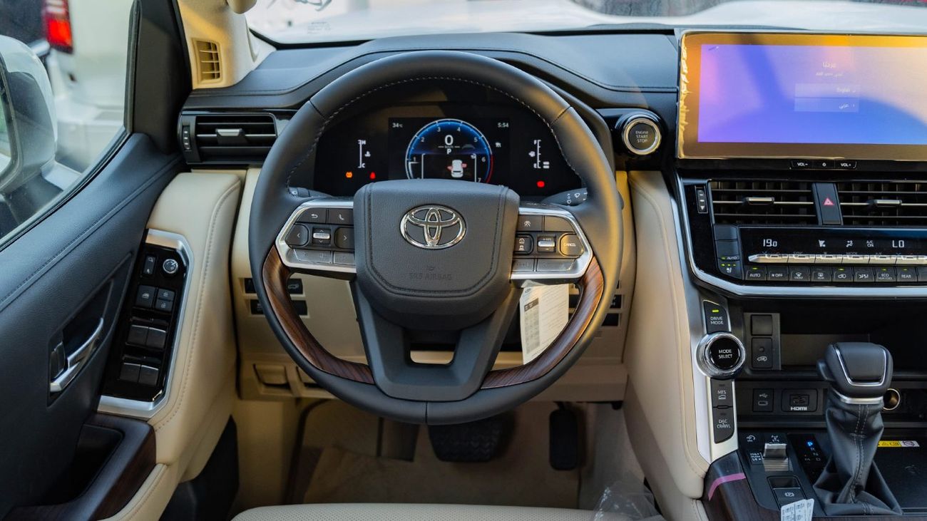 تويوتا لاند كروزر 2026 Toyota Land Cruiser 300 GXR 3.5L AT Petrol (White)