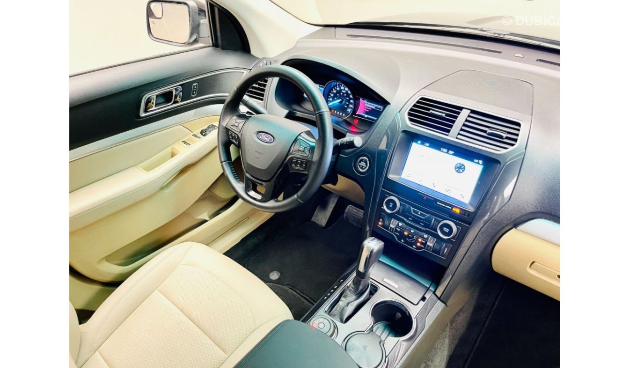 Ford Explorer XLT SPORT + LEATHER SEATS + 4WD + NAVIGATION + POWER SEATS / GCC / 2017 / UNLIMITED MILEAGE WARRANTY