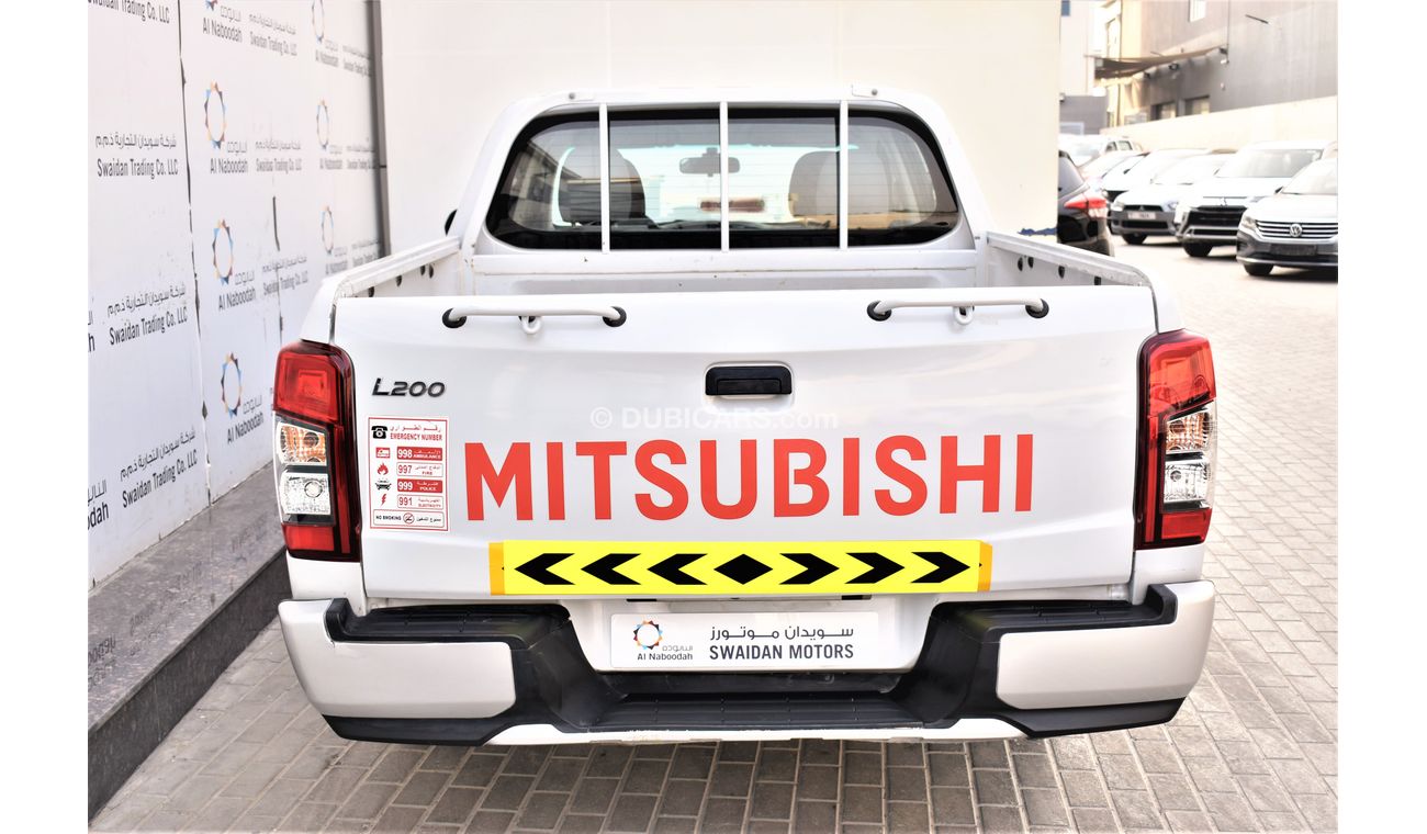 Mitsubishi L200 AED 910 PM 2.4L GL 2WD DC GCC DEALER WARRANTY