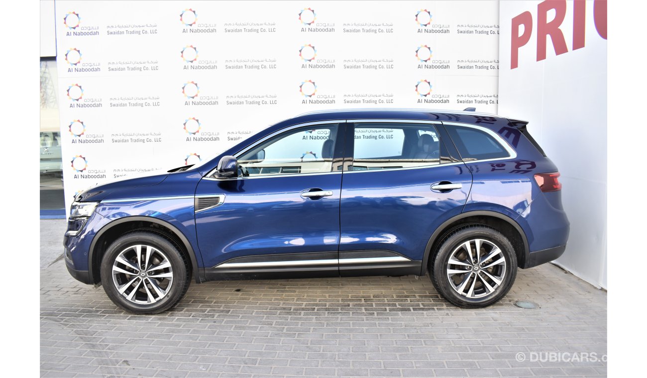 رينو كوليوس 2.5L LE 4WD 2018 GCC SPECS DEALER WARRANTY