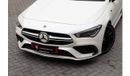مرسيدس بنز CLA 35 AMG | 3,290 P.M  | 0% Downpayment | 35 AMG | Unique Color!