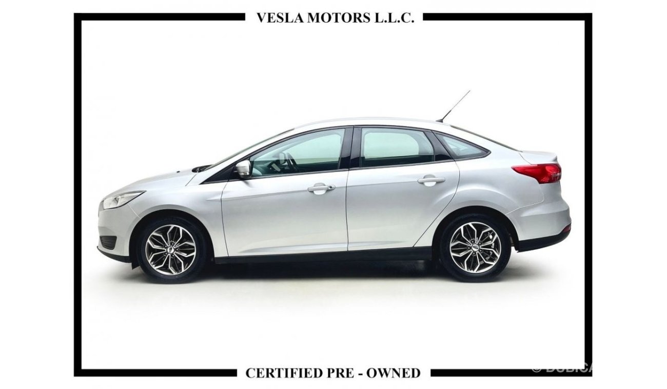 Ford Focus ECOOBOST + LEATHER SEATS + NAVIGATION + ALLOY WHEELS / GCC / 2015 / UNLIMITED KMS WARRANTY / 499 DHS