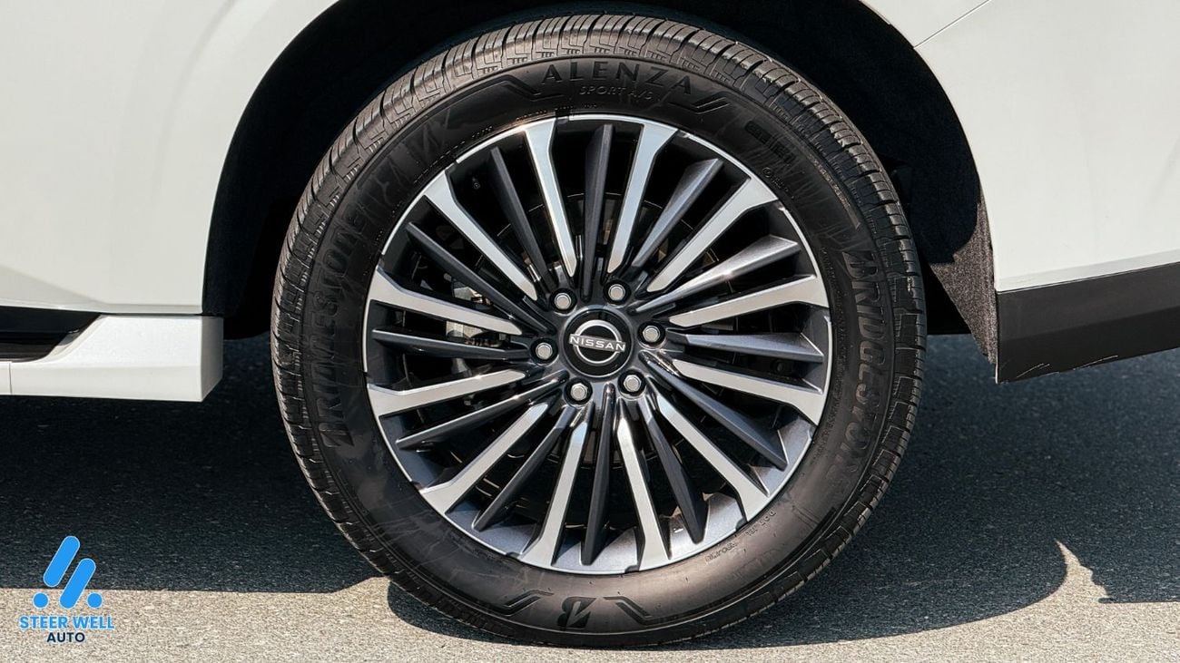 Nissan Patrol LE Titanium 3.5L LE Platinum 3.5 | White/Burgundy | Full Warranty | Luxury SUV