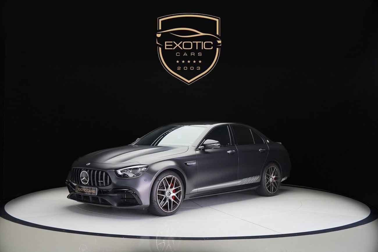 مرسيدس بنز E 63S  1 OF 999