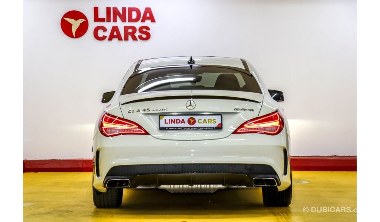 مرسيدس بنز CLA 45 AMG Mercedes-Benz CLA45 AMG 2015 GCC under Warranty with Zero Down-Payment.