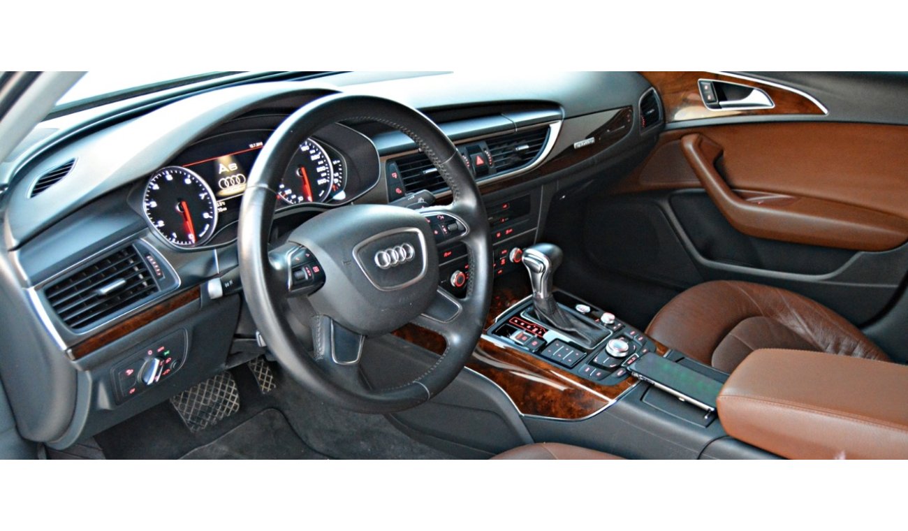 أودي A6 2013 Audi A6 Quattro, 2.8L Engine, GCC, 900/- Per Month on 0% DP