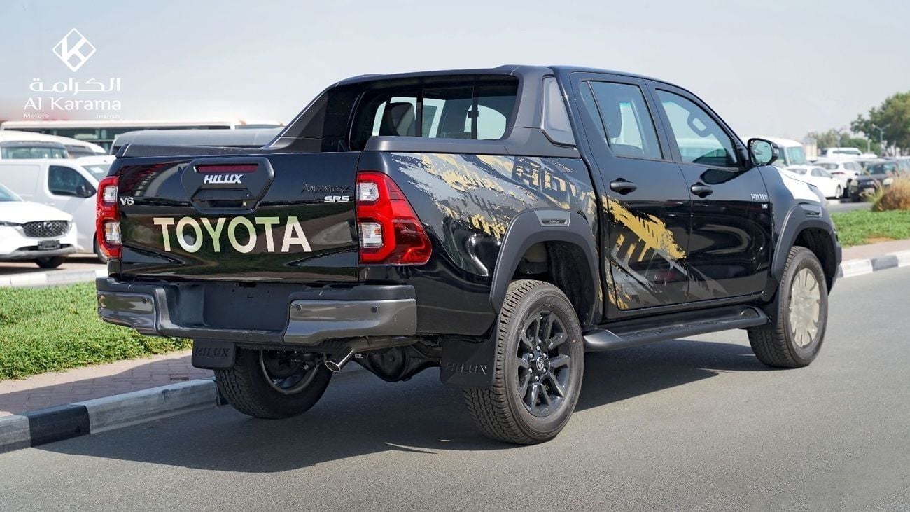 تويوتا هيلوكس 4.0L Adventure - SR5 V6 - 360 Camera - Diff Lock - GCC Specs - Zero KM -  Black