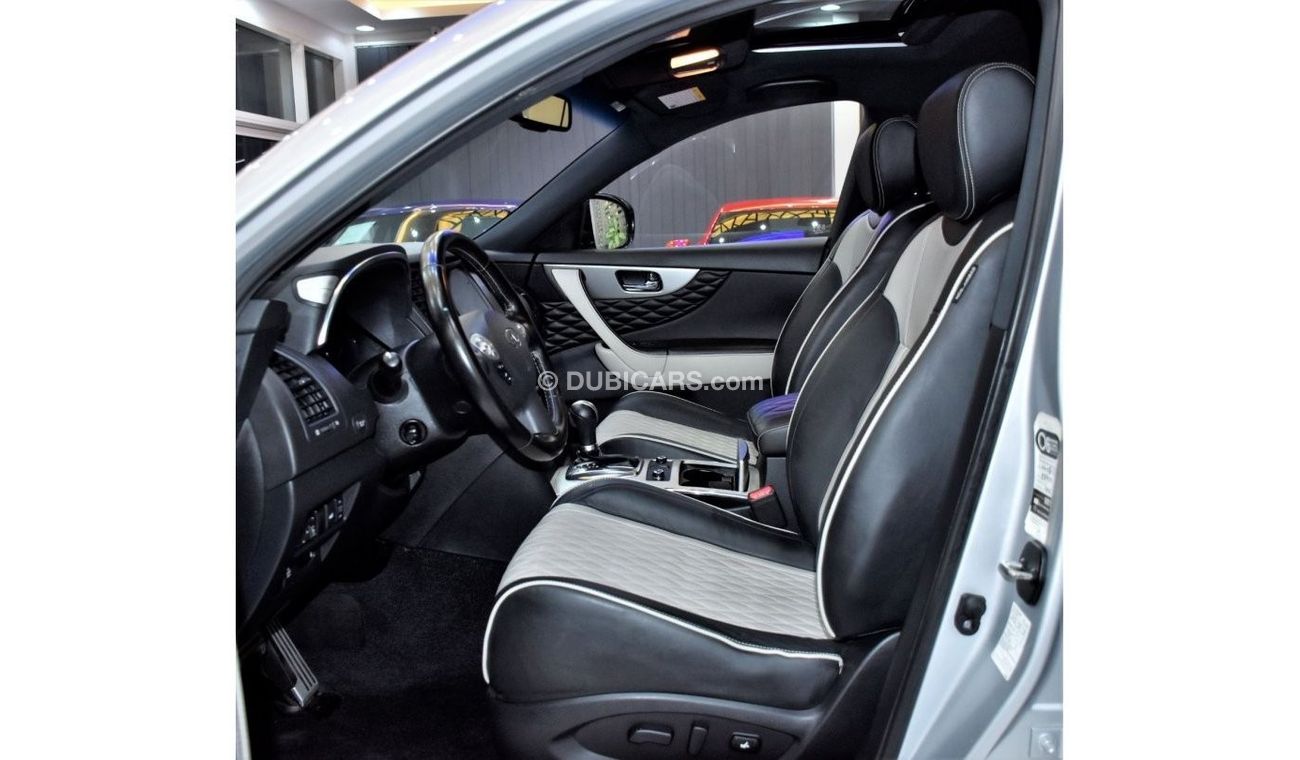 Infiniti QX70 EXCELLENT DEAL for our Infiniti QX70 Limited ( 2018 Model ) in Silver Color GCC Specs