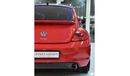 Volkswagen Beetle Turbo S Turbo S EXCELLENT DEAL for our Volkswagen Beetle TURBO ( 2015 Model! ) in Red Color! GCC Spe