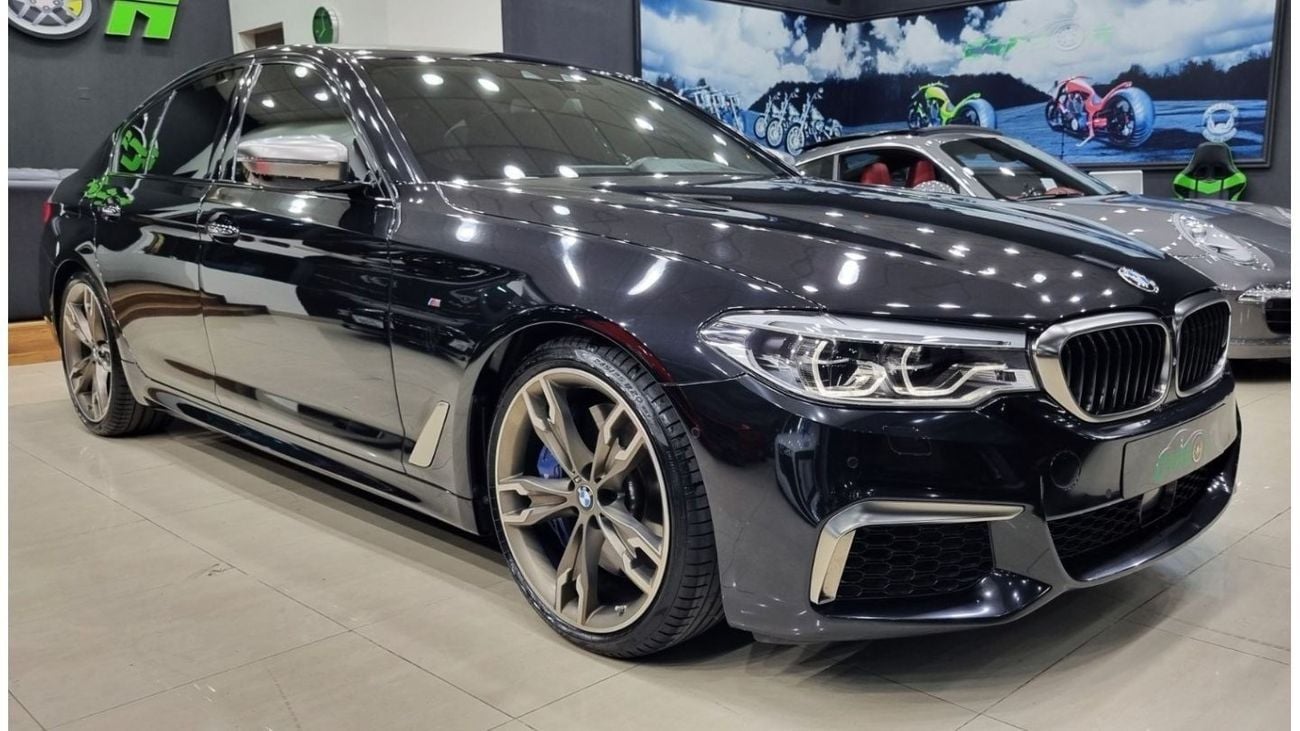 BMW M550i SPECIAL OFFER BMW M550I 2018 GCC IN IMMACULATE CONDITION STILL UNDER SERVICE CONTRACT FROM BMW