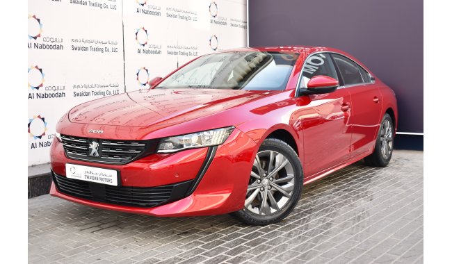 Peugeot 508 AED 1279 PM | 1.6L R8 ACTIVE 2020 GCC AGENCY WARRANTY UP TO 2025 OR 100K KM