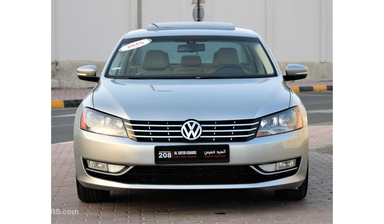 Volkswagen Passat Volkswagen Passat 2015 GCC in excellent condition without accidents, very clean from inside and outs