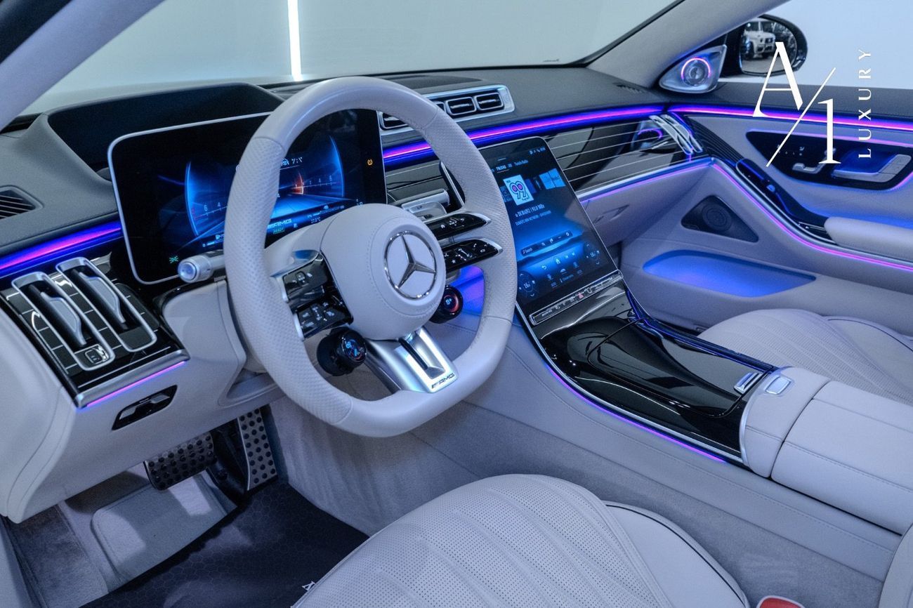 مرسيدس بنز S 63 AMG 2024 Mercedes-Benz S63 AMG E Performance Biturbo V8, Fully Loaded, Low Kms, European Spec