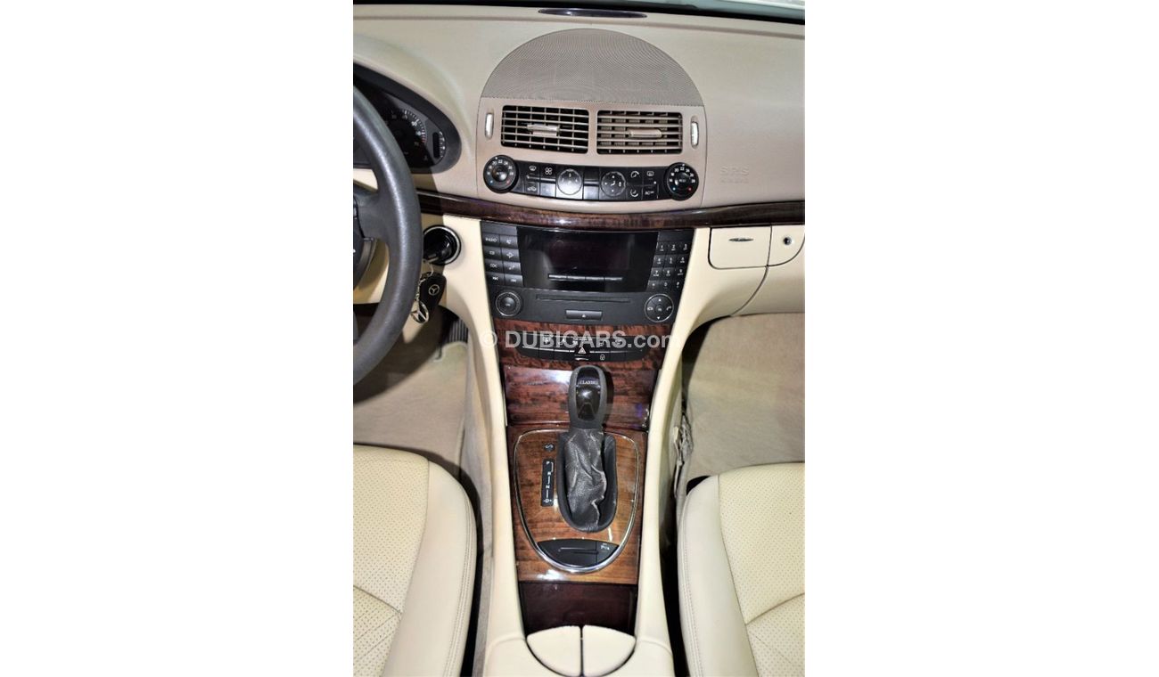 Mercedes-Benz E200 ORIGINAL PAINT ( صبغ وكاله ) Mercedes E200 2005 Model!! in White Color! GCC Specs
