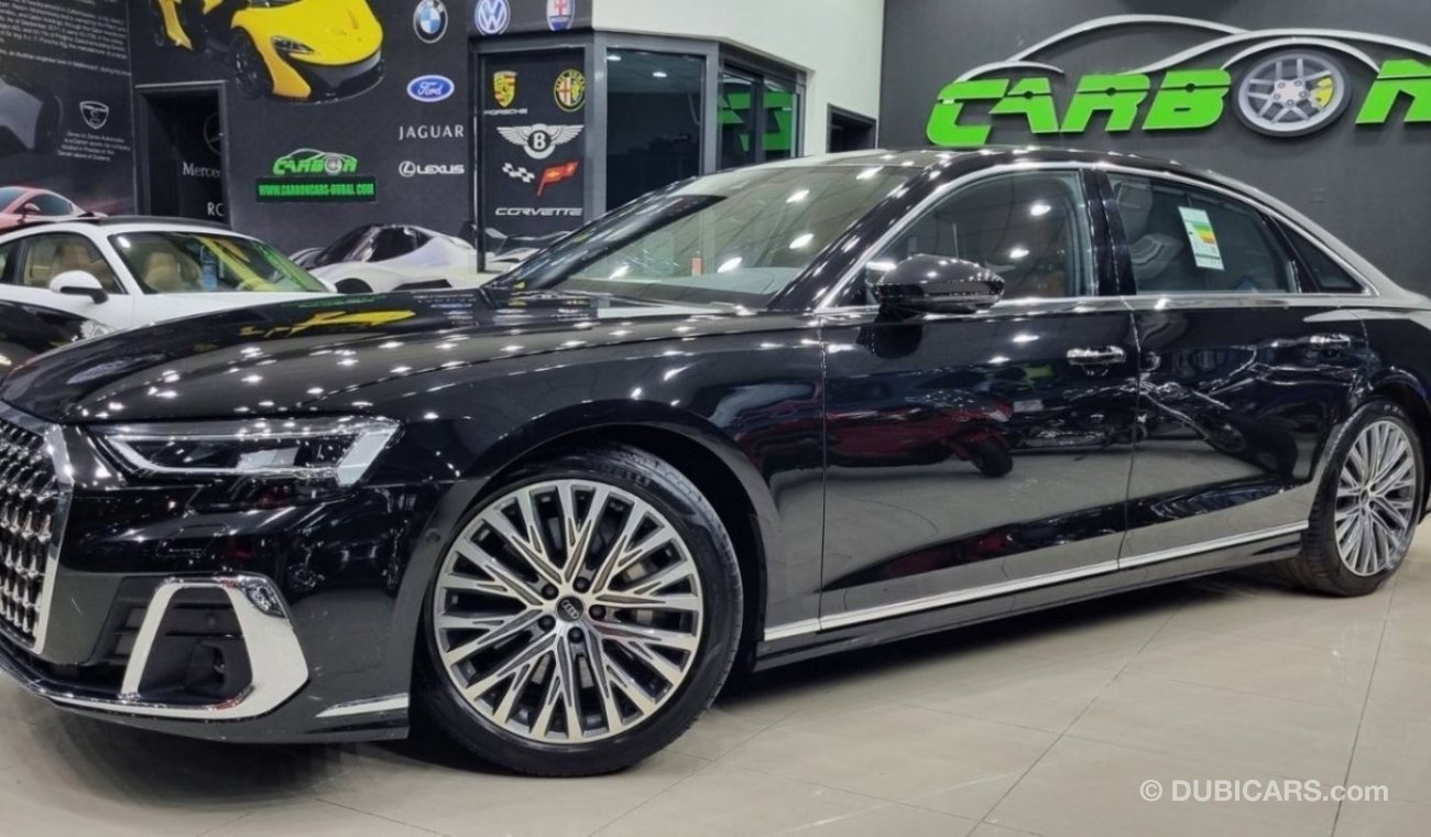 Audi A8 AUDI A8L 55TFSI GCC 2023 IN IMMACULATE CONDITION (WARRANTY+SERVICE CONTRACT FROM OFFICIAL DEALER)