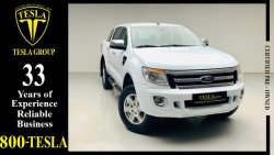 Ford Ranger XLT + 4WD + HIGH / GCC / 2015 / WARRANTY / FULL DEALER ( AL TAYER ) SERVICE HISTORY!! / 732 DHS P.M.