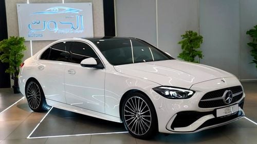 Mercedes Benz C200 AMG ELITE MERCEDES C200 || SERVICE CONTRACT || TOP RANGE || GCC || LUXURY || ACCIDENTS FREE || F.S.H