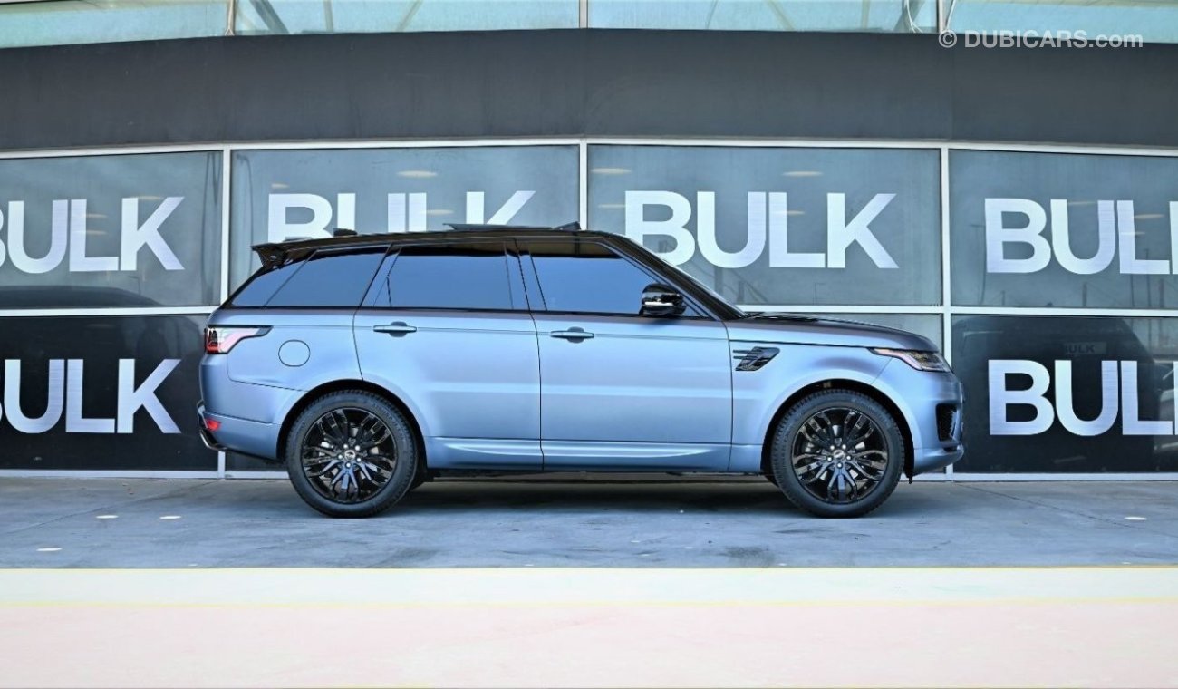 لاند روفر رانج روفر إتش أس إي Range Rover HSE Diesel - Blue Matte - Panoramic Roof - AED 4,638 Monthly Payment - 0% DP