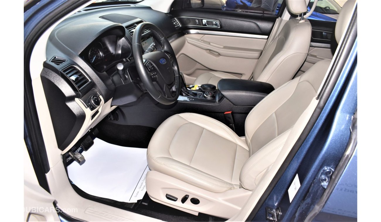 Ford Explorer AED 2546 PM | 3.5L XLT V6 4WD GCC DEALER WARRANTY