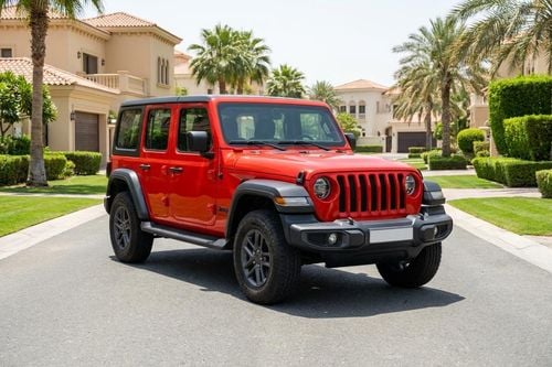جيب رانجلر 2024 SPORT | AED 2082/Month | 0 DP | 30 Day Return | Warranty