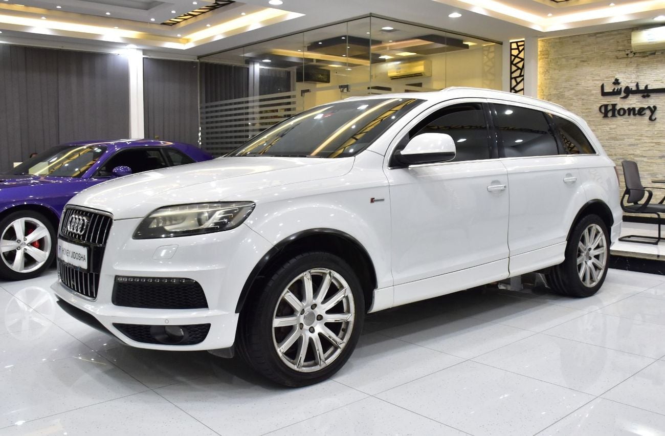 Audi Q7 EXCELLENT DEAL for our Audi Q7 S-Line 40TFSi Quattro ( 2015 Model ) in White Color GCC Specs