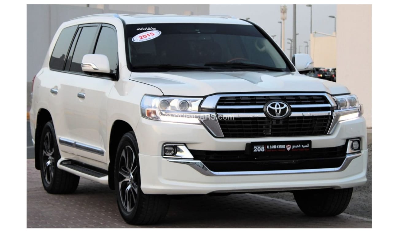 تويوتا لاند كروزر تويوتا لاند كروزر 2015 VXR V8 محول كامل 2020 رقم 1 فل أوبشن خليجي بحالة ممتازة بدون حوادث نظيفه جدا