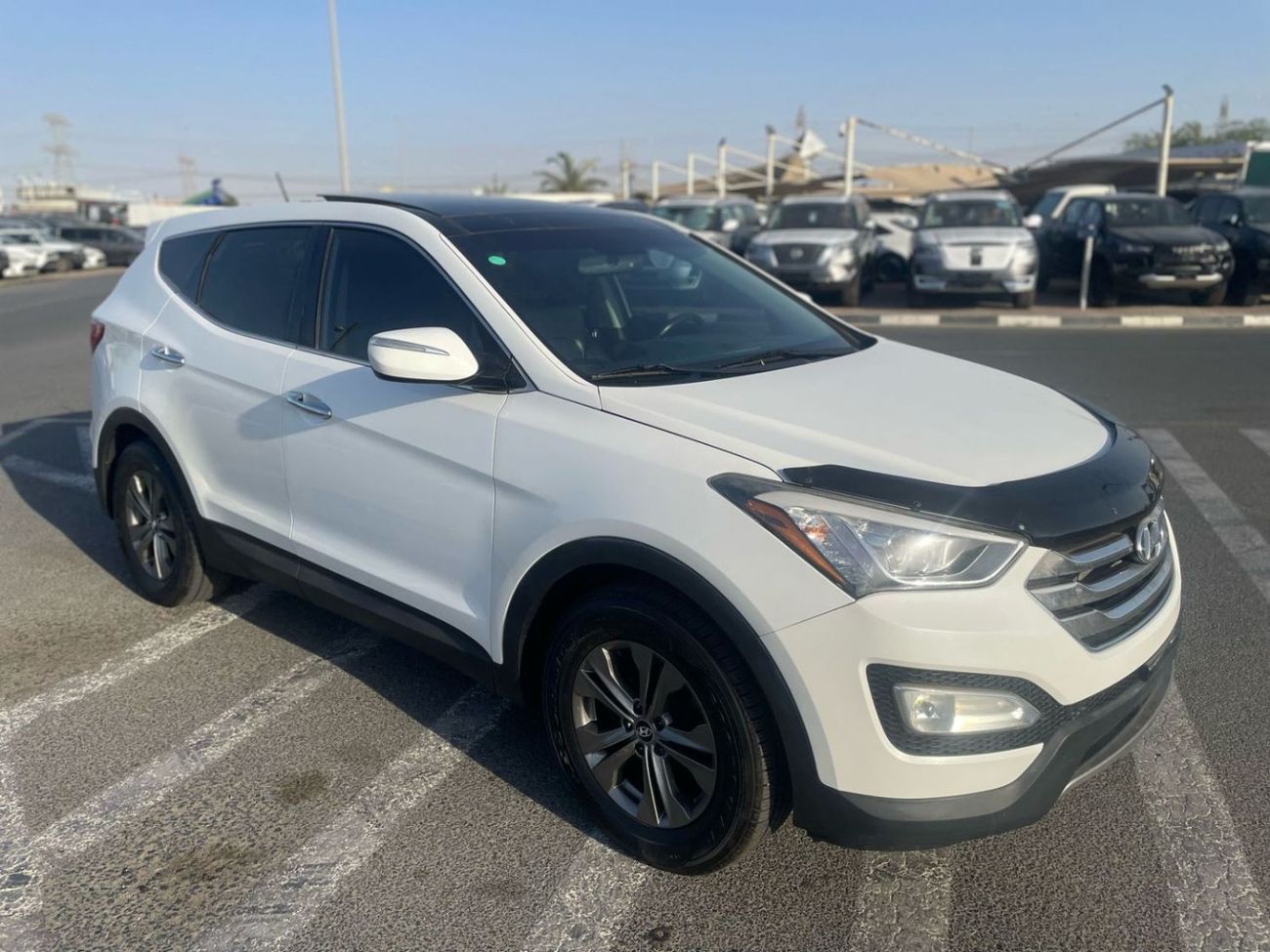 هيونداي سانتا في 2014 Hyundai Santa Fe Ultimate Full Option Panoramic View - Leather Electric Seats With Sensor 2.4L