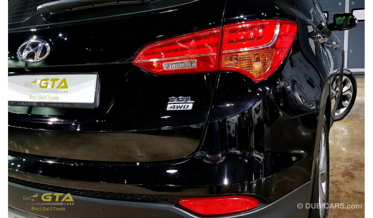 هيونداي سانتا في 2015 Hyundai Santa Fe 3.3L, Full Hyundai History, GCC, Low Kms