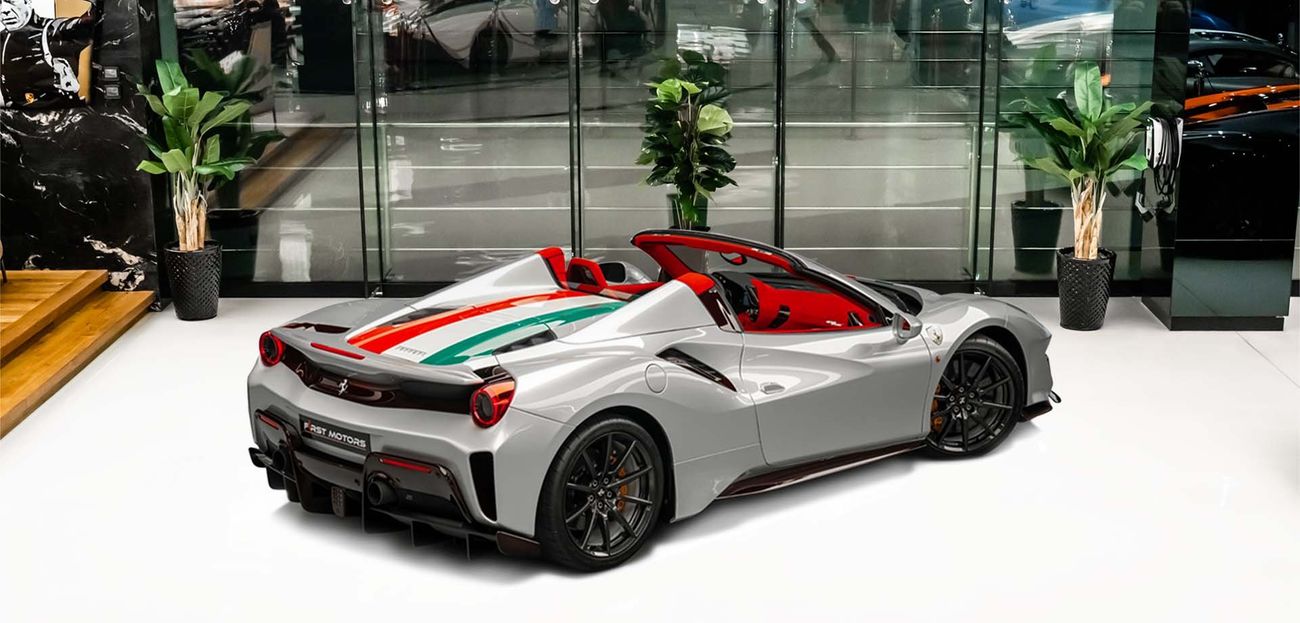 Ferrari 488 Pista 3.9L V8 Twin-Turbocharged Engine