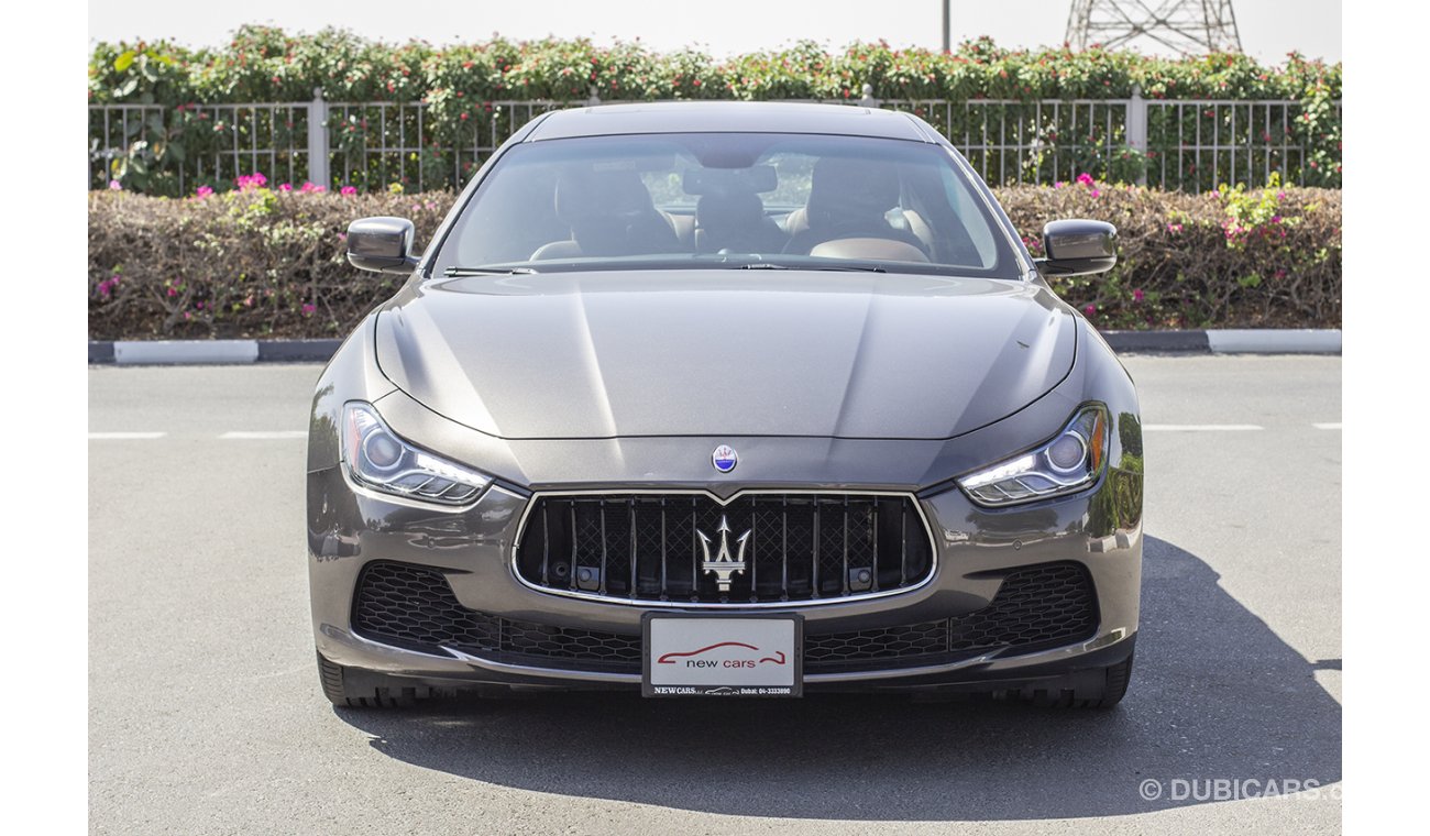 مازيراتي جيبلي MASERATI GHIBLI - 2014 - GCC - ZERO DOWN PAYMENT - 1755 AED/MONTHLY - 1 YEAR WARRANTY