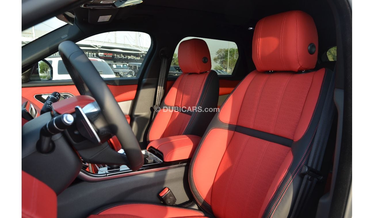 لاند روفر رينج روفر فيلار P250 جديد 2020 داخل احمر (سعر شامل الجمارك)ضمان 3 سنوات مع صيانه