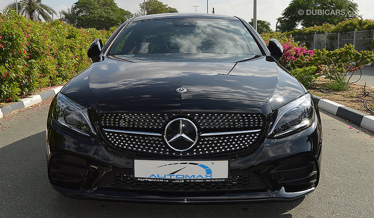 مرسيدس بنز C 200 كوبيه 2020 AMG, 2.0L Turbo GCC, 0km w/ 2Yrs Unlimited Mileage Warranty + 3Yrs Service at EMC