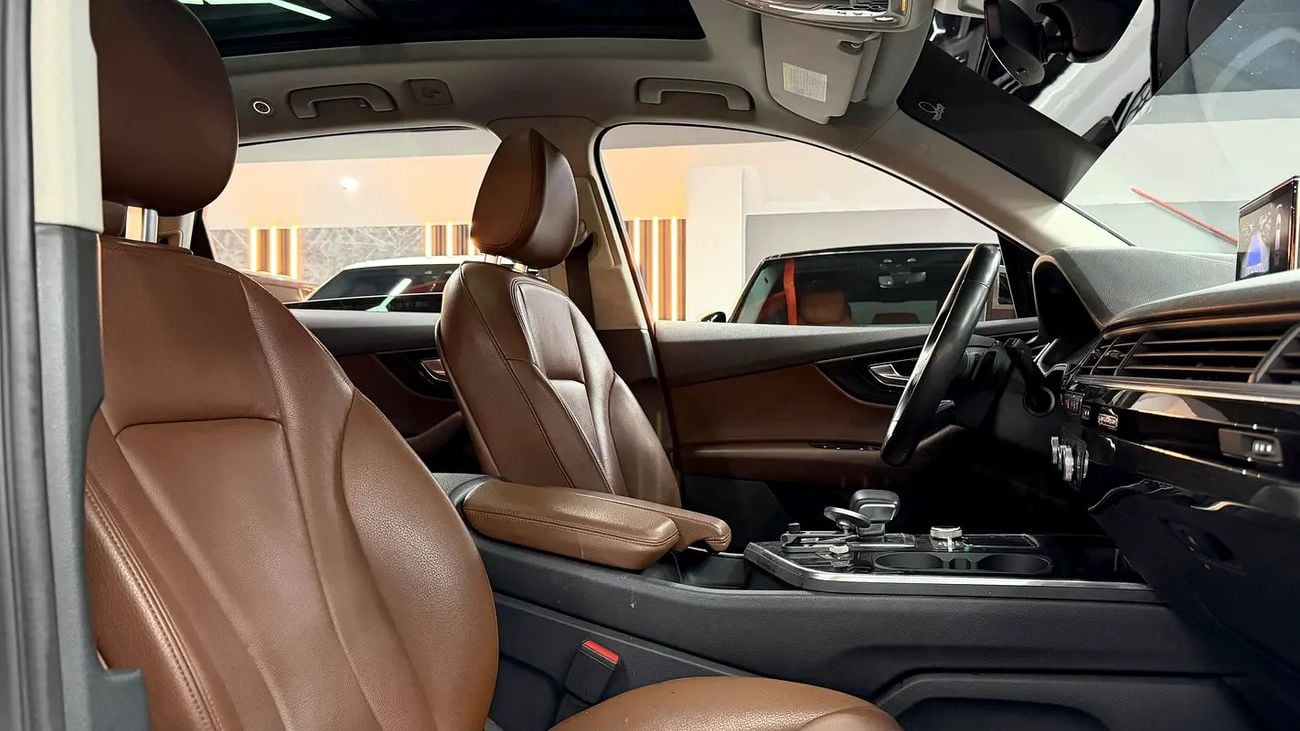 أودي Q7 45 TFSI quattro Luxury 3.0L 45TFSI QUTTRO 7 SEATER FULL ORIGINAL PAINT CLEAN TITLE WITH WARRANTY AND