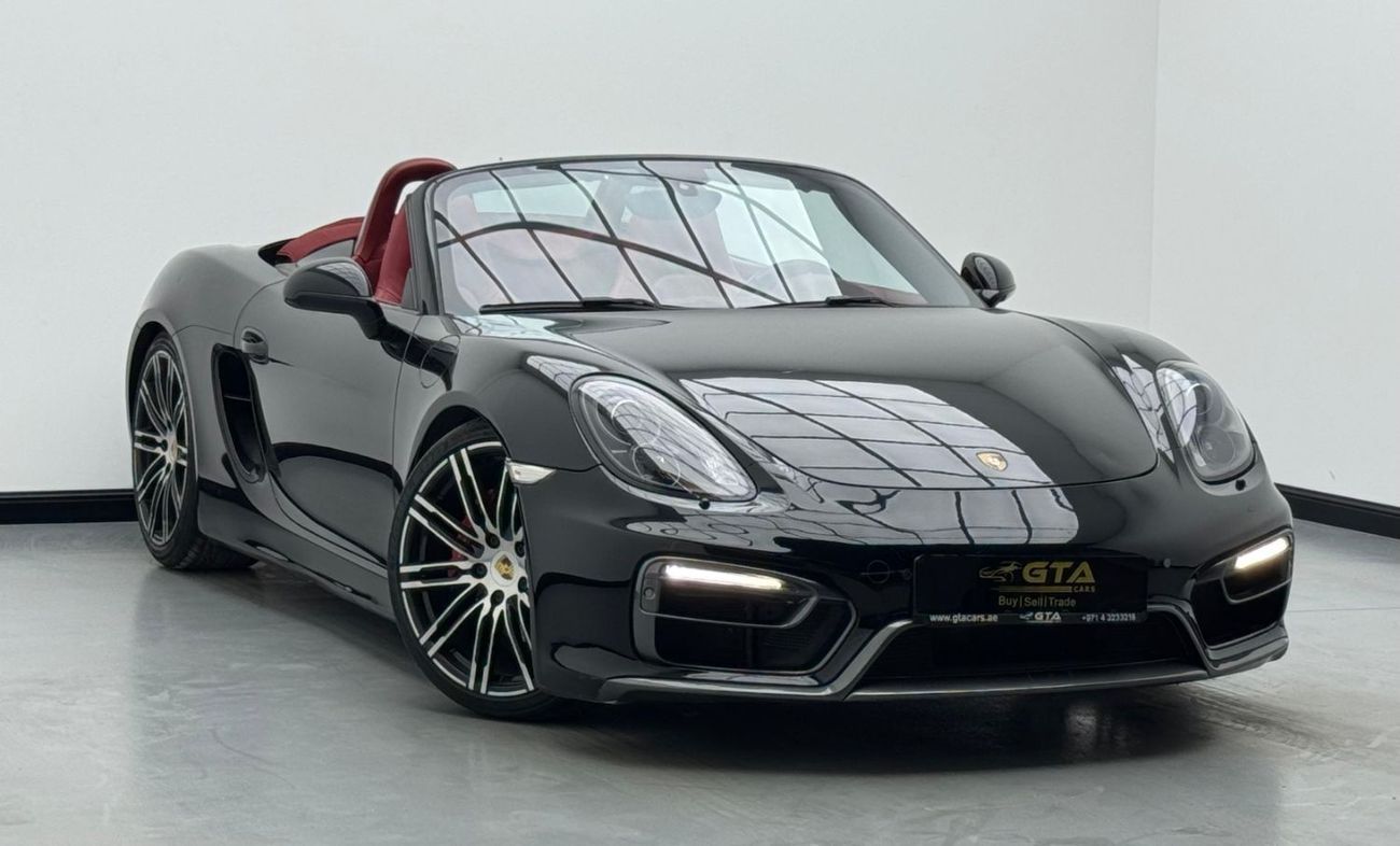 Porsche 718 Boxster GTS 4.0L A/T 2015 Porsche Boxster GTS, Full Service History, GCC