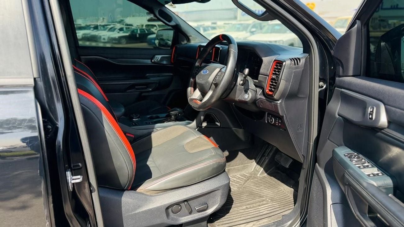Ford Ranger Raptor 2024| 3.0L PETROL | AT | RHD | HEAVY SPORTS BAR | ROOF MOUNTED LED LIGHTS | ELECTRIC SEATS | BOOT SH