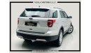 Ford Explorer XLT + LEATHER SEATS + NAVIGATION + CAMERA / GCC / 2018 / UNLIMITED MILEAGE WARRANTY! / 1,310 DHS P.M