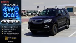 Toyota Fortuner Black Edition(GCC Spec)Certified Vehicle with Delivery option & Warranty.(Code : 44331)