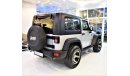 جيب رانجلر ONLY 99000 KM!! Jeep Wrangler Sport 2009 Model!! in Silver Color! GCC Specs